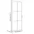 Unutarnja vrata 83 x 201,5 cm Bijela od ESG stakla i aluminija