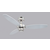 Westinghouse Stropni ventilator Westinghouse Jet 1 (Ř) 105 cm boja krila: tamnosmeđa, srebrna boja kućišta: nikal (brušeni) 72289