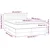 Vidaxl Box spring postelja z vzmetnico LED taupe 140x200 cm blago