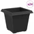 Kvadratna saksija za cvijeće 24 pcs Crna 16 x 16 x 14 cm