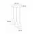 Opviq Luster Loer C, 3 x E27 Max, 40W, Braon
