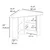 Hanah home Radni sto 80x73,8x80cm Orah