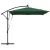 Suncobran Zelena 249 x 249 x 250 cm Poliester i aluminij