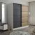 Hanah Home Garderober Kale-3964, 180x210x52 cm, Sivo-beli