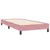 Vidaxl Box spring postelja brez vzmetnico roza 80x220 cm žamet