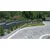 Senčilna folija za ograjo 19cm x 35m 450g/m2 Rjava + sponke 24kos