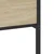 Vidaxl Posteljni okvir brez vzmetnice hrast 140x190 cm inženirski les