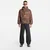 Mikina Umbro Cub Fleece Anorak Light Brown L