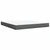 Vidaxl Box spring postelja z vzmetnico temno siva 180x200 cm blago