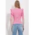 Trend Alacati Stili Ženska bluza 3/4 rukava ALC-X11557, V-izrez, Roze