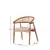 Hanah Home Trpezarijska stolica Atlas 4352, 53x75x53 cm, Svetlosiva