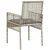 Vrtna stolica 2 pcs Svijetlo siva 55 x 53 x 85 cm poliratan
