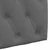 vidaXL Visoki naslon za glavo Temno siva 130 x 55 x 7 cm blago