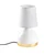 Opviq Stona lampa 8023, 17x17x33 cm, IP20, Bela