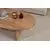 Nordure Klub sto Orba, 120x40x65 cm, Braon