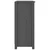 Komoda sivi 70 x 35 x 80 cm od masivne borovine