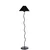 Podna lampa Eva, Crna