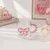 Cute&Cool HOME Staklena čaša srce 300ml
