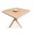 Hanah Home Oscar Kare trpezarijski sto 100 × 100 × 75 cm, hrast