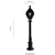 Opviq Spoljna lampa BSU-68202-BKR-B, 95 cm, Podna, E27, 60W, IP65, Braon