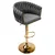 shumee Barski stol iz grafitnega žameta Cofton Gold