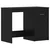Stol 2 pcs Crni hrast 140 x 50 x 76 cm Konstruirano drvo