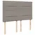 Vidaxl Box spring postelja z vzmetnico taupe 140x200 cm blago
