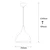 Opviq Luster Saglam-3726, 26 cm, E27, Bakarne boje
