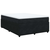 vidaXL Box spring posteljni z vzmetnico črn 140x190 cm žamet