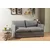 Atelier del Sofa Dvosed na razvlačenje Saga XL, 148 x 70 x 66 cm, Svetlosivi