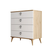Hanah Home Komoda Versa 80x90,8x45cm Hrast-Bela