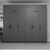 Hanah Home Garderober Kale-5267, 270x255x52 cm, Antracit