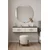 Hanah Home komoda Ida 120, 120 cm, antracit / travertin