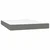 Vidaxl Box spring postelja z vzmetnico temno siva 140x200 cm blago