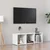 Vidaxl TV omarica bela 107x35x37 cm iverna plošča