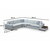 ATELIER DEL SOFA Ugaona garnitura Loop 21