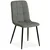 Homestyle4U Jedilna miza in stol set, 80x80x75 cm, rjava, siva