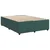 Vidaxl Box spring postelja z vzmetnico temno zelen 140x190 cm žamet