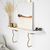 HANAH HOME Zidna polica Lierre Gold White