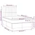 Vidaxl Box spring postelja z vzmetnico moder 120x200 cm blago