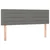 Vidaxl Box spring posteljni z vzmetnico temno siv 140x190 cm blago