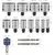 Bosch PRO Multi Material PC Plus set testera za otvore 20, 22, 25, 32, 35, 40, 44, 51, 60, 64, 76 mm 14/1 2608594425