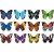 Oblikovan modelček za piškote Butterflies (24 kosov)