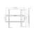 S-box stenski nosilec Budget BL-3744F (32-75/45kg/400x400)