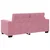 vidaXL Dvosed roza 180x77x82 cm žamet