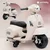 shumee Otroški skuter Vespa na baterije, ecru