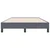 Box Spring krevet bez madracem tamno sivi 120x220 cm baršun