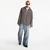 Mikina OUR LEGACY Full Zip Hood Mole Grey Hairy Wool 54