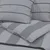 Vidaxl Posteljnina siva 200x200 cm bombaž