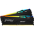 KINGSTON DIMM DDR5 64GB 2x32GB 6400MTs KF564C32BBEAK2-64 FURY Beast Black RGB EXPO